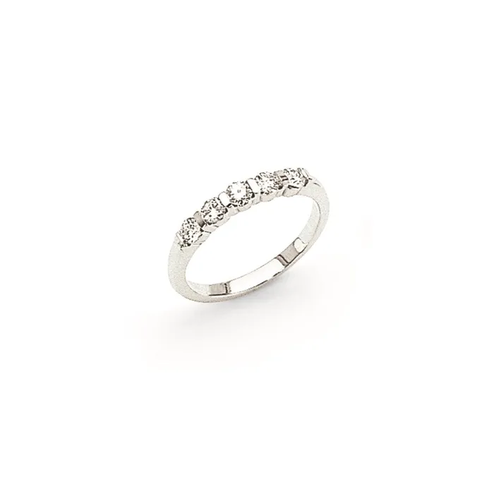 Rings 14k White Gold VS Real Diamond Anniversary Band Goldiacom