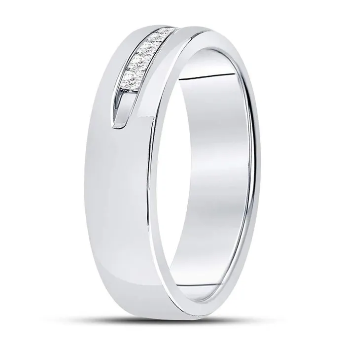 Rings gndatlanta 14k White Gold Princess Diamond Wedding Band Ring 14 Cttw