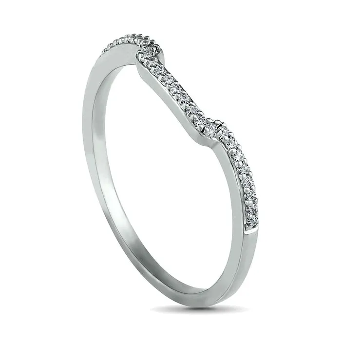 Rings Goldia 038 CT TW Composite Natural Diamond Square Frame Split Shank Bridal Engagement Ring Set in Solid 10K White Gold Rings Goldia 038 CT TW Composite Natural Diamond Square Frame Split Shank Bridal Engagement Ring Set in Solid 10K White Gold