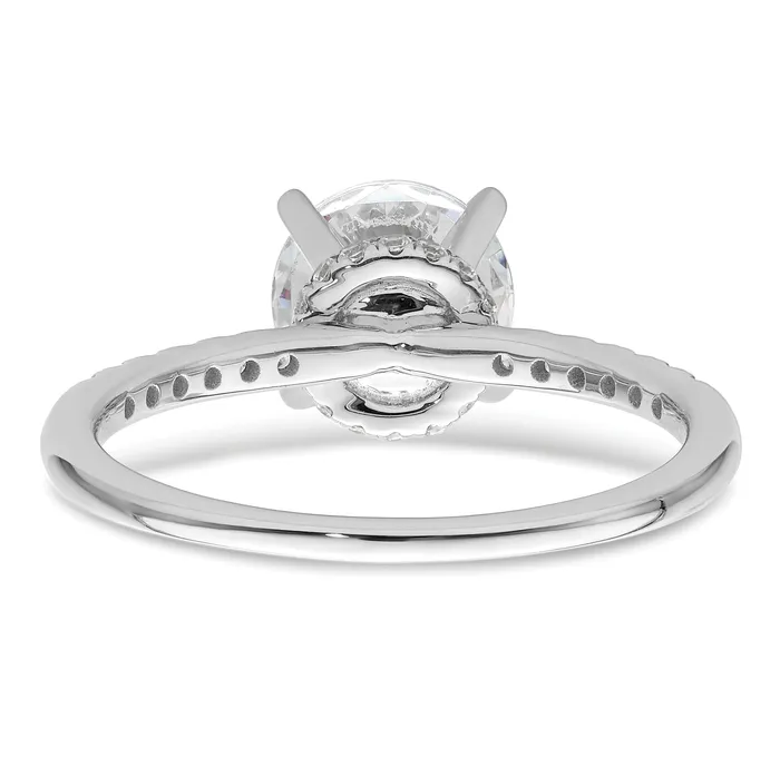 Rings Goldia 150ct CZ Solid Real 14K White Gold Round Engage Ring