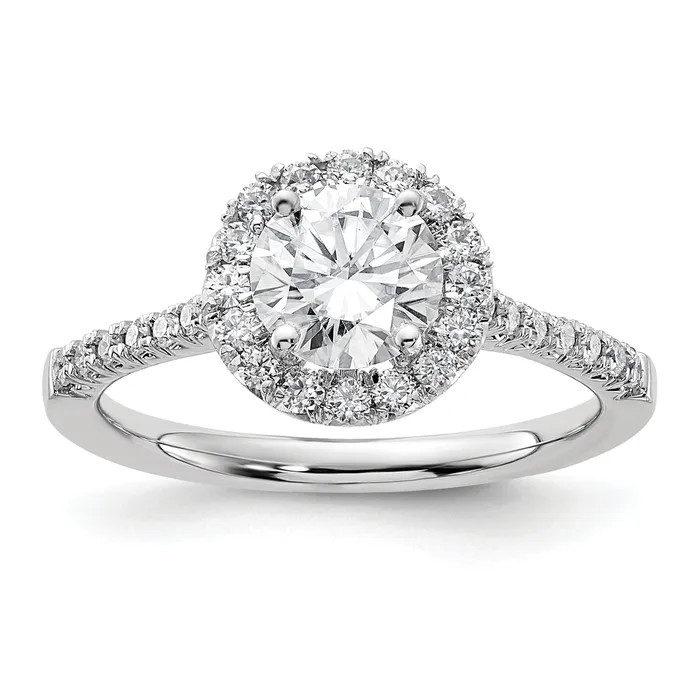 Rings Goldia 14k White Gold 13 Ct Lab Grown Diamond VSSI G 1 Ct Center Round Engagement Ring Rings Goldia 14k White Gold 13 Ct Lab Grown Diamond VSSI G 1 Ct Center Round Engagement Ring