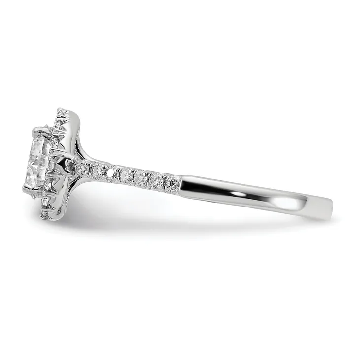 Rings Goldia 14k White Gold 13 Ct Lab Grown Diamond VSSI G 1 Ct Center Round Engagement Ring
