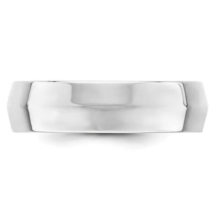 Rings Goldia Solid 14K White Gold 6mm Knife Edge Comfort Fit MensWomens Wedding Band Ring Size 9 Rings Goldia Solid 14K White Gold 6mm Knife Edge Comfort Fit MensWomens Wedding Band Ring Size 9