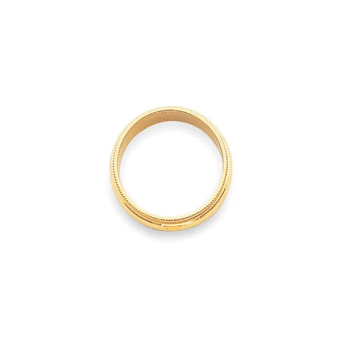 Rings Goldia Solid 14K Yellow Gold 3mm Milgrain HalfRound Wedding MensWomens Wedding Band Ring Size 9 Rings Goldia Solid 14K Yellow Gold 3mm Milgrain HalfRound Wedding MensWomens Wedding Band Ring Size 9