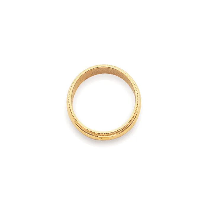 Rings Goldia Solid 14K Yellow Gold 3mm Milgrain HalfRound Wedding MensWomens Wedding Band Ring Size 9 Rings Goldia Solid 14K Yellow Gold 3mm Milgrain HalfRound Wedding MensWomens Wedding Band Ring Size 9