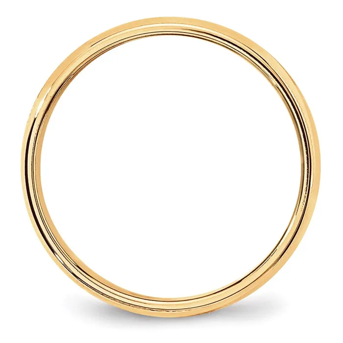 Rings Goldia Solid 14K Yellow Gold 6mm Light Weight Milgrain Half Round MensWomens Wedding Band Ring Size 12 Rings Goldia Solid 14K Yellow Gold 6mm Light Weight Milgrain Half Round MensWomens Wedding Band Ring Size 12