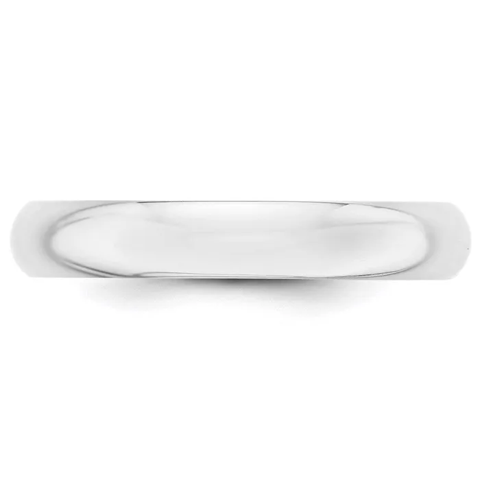 Rings Goldia Solid 18K White Gold 4mm Half Round MensWomens Wedding Band Ring Size 13 Rings Goldia Solid 18K White Gold 4mm Half Round MensWomens Wedding Band Ring Size 13