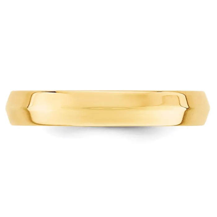 Rings Goldia Solid 18K Yellow Gold 4mm Knife Edge Comfort Fit MensWomens Wedding Band Ring Size 4 Rings Goldia Solid 18K Yellow Gold 4mm Knife Edge Comfort Fit MensWomens Wedding Band Ring Size 4