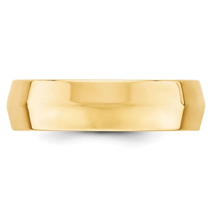 Rings Goldia Solid 18K Yellow Gold 6mm Knife Edge Comfort Fit MensWomens Wedding Band Ring Size 8 Rings Goldia Solid 18K Yellow Gold 6mm Knife Edge Comfort Fit MensWomens Wedding Band Ring Size 8