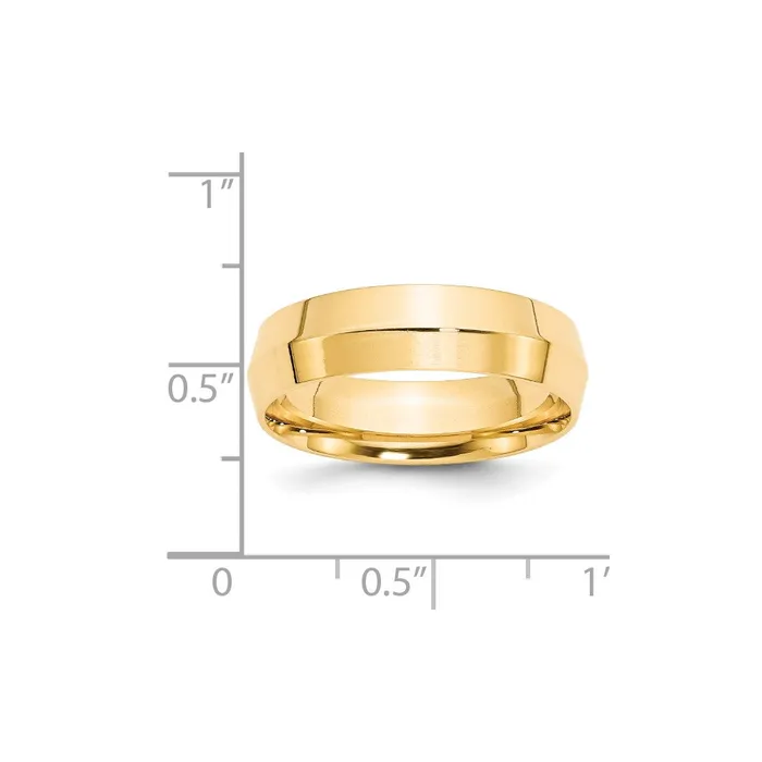 Rings Goldia Solid 18K Yellow Gold 6mm Knife Edge Comfort Fit MensWomens Wedding Band Ring Size 8 Rings Goldia Solid 18K Yellow Gold 6mm Knife Edge Comfort Fit MensWomens Wedding Band Ring Size 8