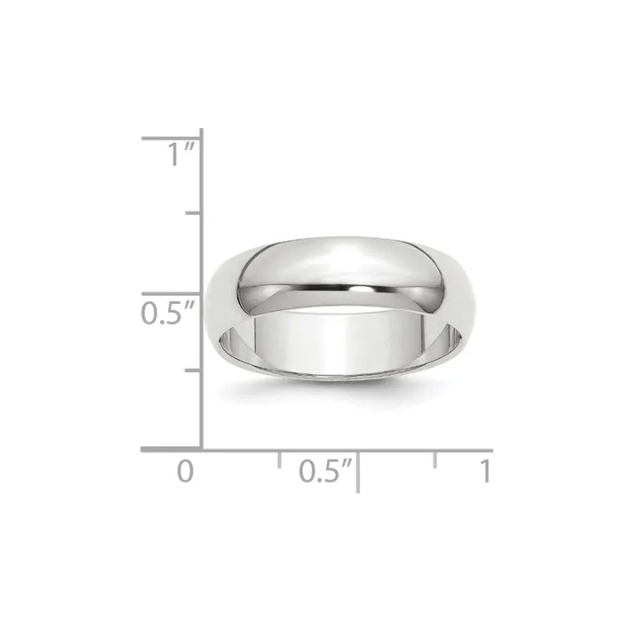 Rings Goldia Solid 18K Yellow Gold White Gold 6mm HalfRound MensWomens Wedding Band Ring Size 105 Rings Goldia Solid 18K Yellow Gold White Gold 6mm HalfRound MensWomens Wedding Band Ring Size 105