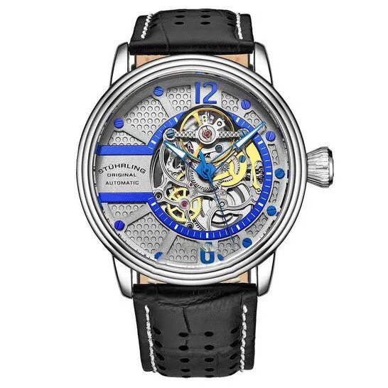 Rings Original Stuhrling Original Legacy Silvertone Dial Mens Watch M15849 JMS always Rings Original Stuhrling Original Legacy Silvertone Dial Mens Watch M15849 JMS always