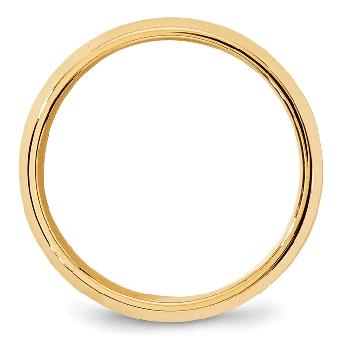 Rings Solid 10K Yellow Gold 7mm Bevel Edge Comfort Fit MensWomens Wedding Band Ring Size 6 Goldia Rings Solid 10K Yellow Gold 7mm Bevel Edge Comfort Fit MensWomens Wedding Band Ring Size 6 Goldia