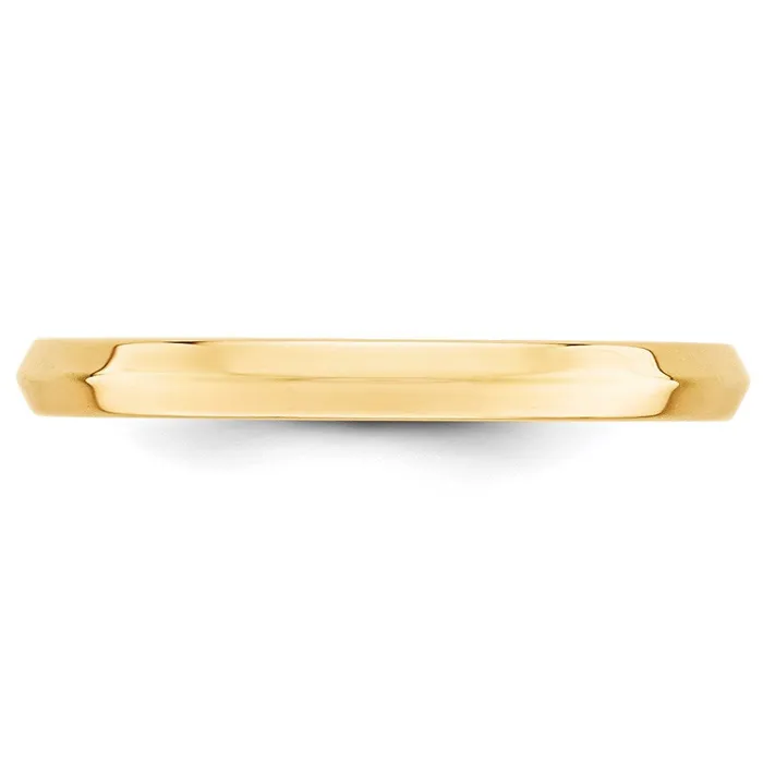 Solid 10K Yellow Gold 25mm Knife Edge Comfort Fit MensWomens Wedding Band Ring Size 95 Goldia Rings Solid 10K Yellow Gold 25mm Knife Edge Comfort Fit MensWomens Wedding Band Ring Size 95 Goldia Rings