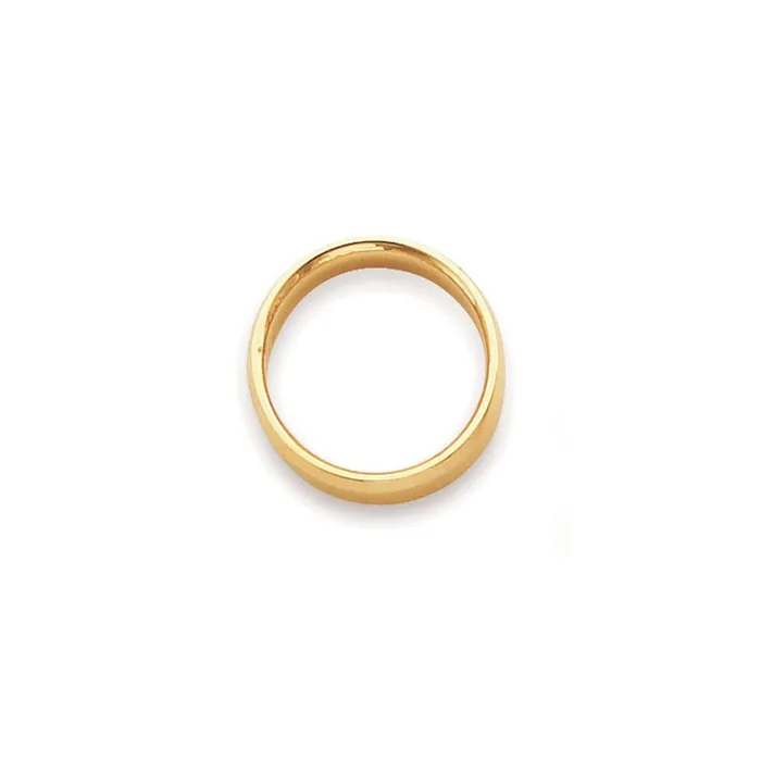 Solid 10K Yellow Gold 4mm Bevel Edge Comfort Fit MensWomens Wedding Band Ring Size 6 Goldia Rings Solid 10K Yellow Gold 4mm Bevel Edge Comfort Fit MensWomens Wedding Band Ring Size 6 Goldia Rings