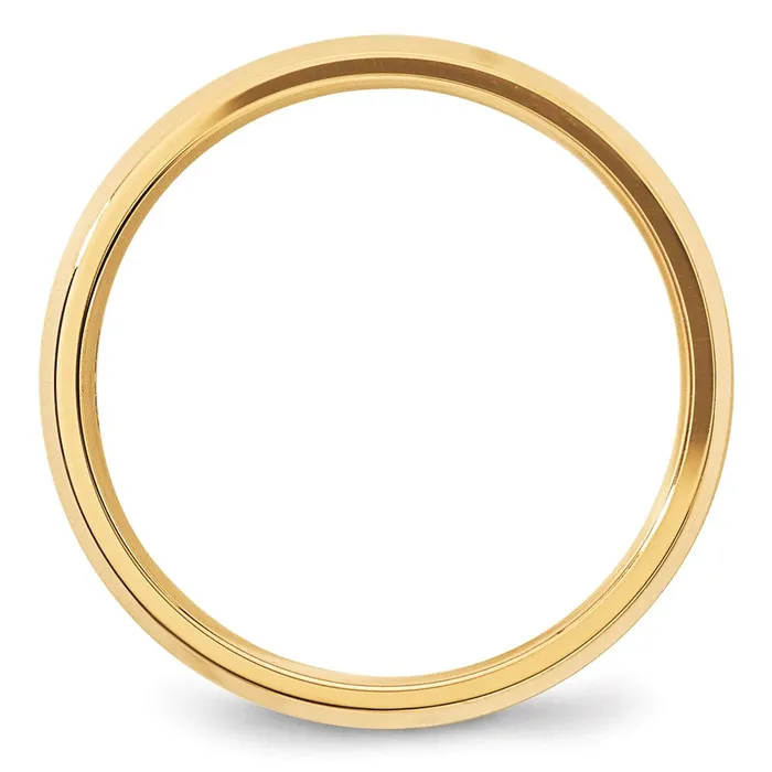 Solid 10K Yellow Gold 5mm Bevel Edge Comfort Fit MensWomens Wedding Band Ring Size 85 Goldia Rings Solid 10K Yellow Gold 5mm Bevel Edge Comfort Fit MensWomens Wedding Band Ring Size 85 Goldia Rings
