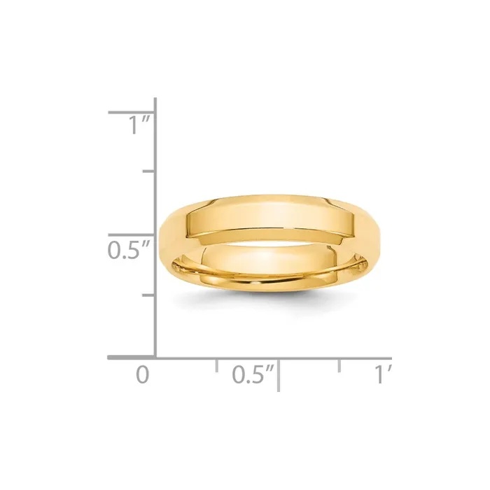 Solid 10K Yellow Gold 5mm Bevel Edge Comfort Fit MensWomens Wedding Band Ring Size 85 Goldia Rings Solid 10K Yellow Gold 5mm Bevel Edge Comfort Fit MensWomens Wedding Band Ring Size 85 Goldia Rings