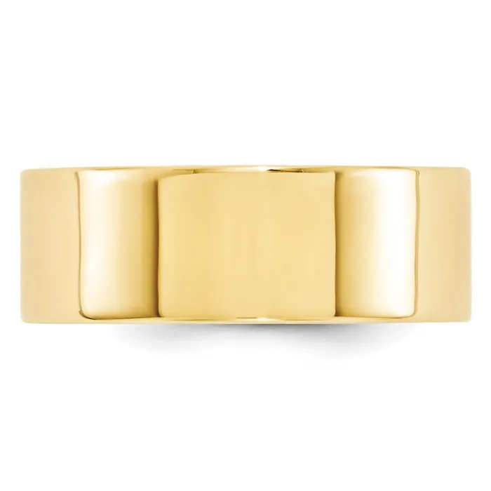 Solid 10K Yellow Gold 8mm Standard Flat Comfort Fit MensWomens Wedding Band Ring Size 12 Goldia Rings Solid 10K Yellow Gold 8mm Standard Flat Comfort Fit MensWomens Wedding Band Ring Size 12 Goldia Rings