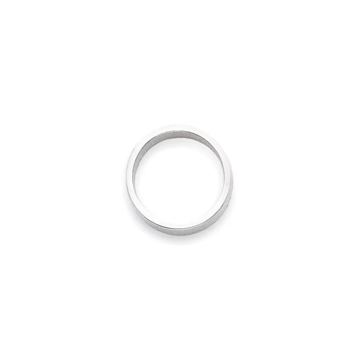 Solid 14K White Gold 2mm Light Weight Flat MensWomens Wedding Band Ring Size 5 Goldia Rings Solid 14K White Gold 2mm Light Weight Flat MensWomens Wedding Band Ring Size 5 Goldia Rings