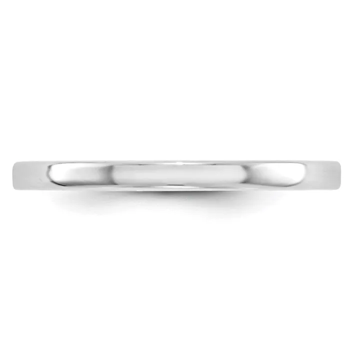 Solid 14K White Gold 2mm Light Weight Flat MensWomens Wedding Band Ring Size 5 Goldia Rings Solid 14K White Gold 2mm Light Weight Flat MensWomens Wedding Band Ring Size 5 Goldia Rings