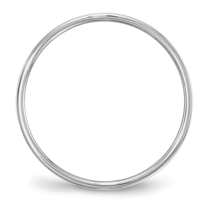 Solid 14K White Gold 5mm Light Weight Flat MensWomens Wedding Band Ring Size 4 Goldia Rings Solid 14K White Gold 5mm Light Weight Flat MensWomens Wedding Band Ring Size 4 Goldia Rings