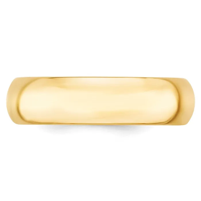 Solid 14K Yellow Gold 6mm Comfort Fit MensWomens Wedding Band Ring Size 6 Goldia Rings Solid 14K Yellow Gold 6mm Comfort Fit MensWomens Wedding Band Ring Size 6 Goldia Rings