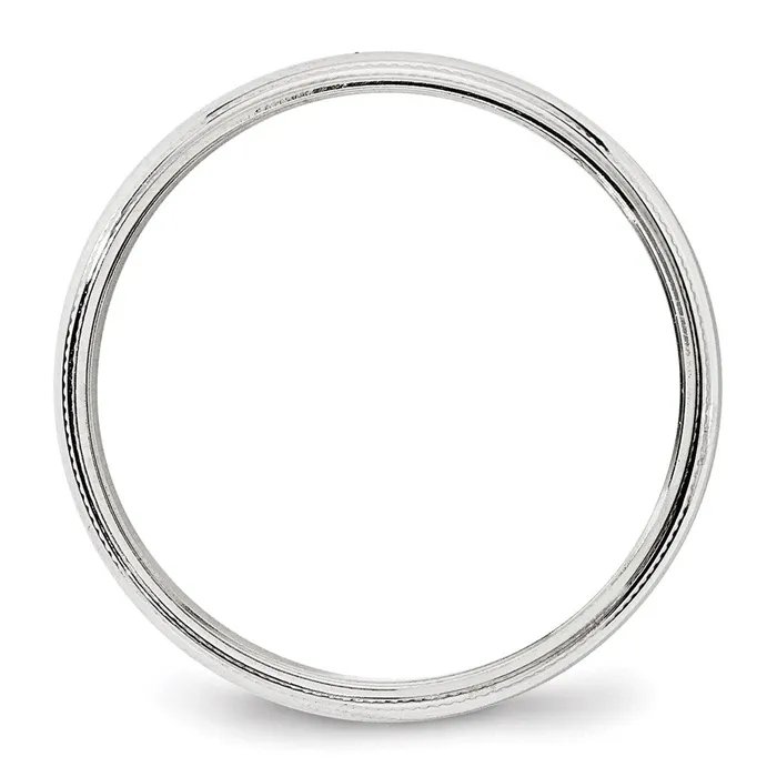 Solid 14K Yellow Gold White Gold 4mm Milgrain MensWomens Wedding Band Ring Size 105 Goldia Rings Solid 14K Yellow Gold White Gold 4mm Milgrain MensWomens Wedding Band Ring Size 105 Goldia Rings