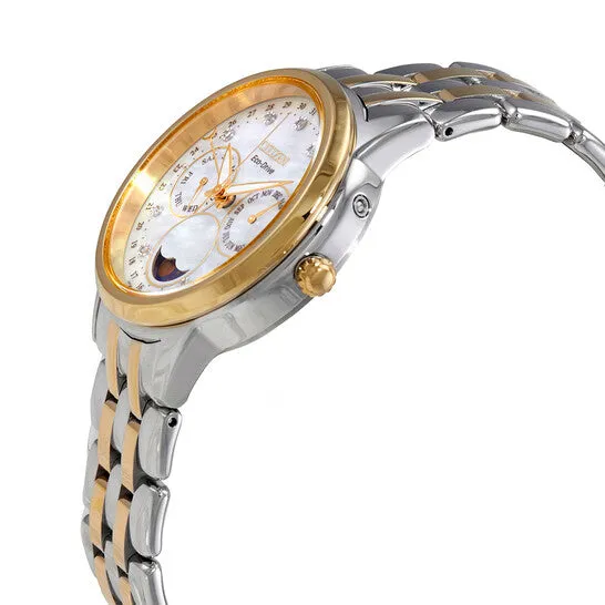 Watches JMS always Original Citizen EcoDrive Calendrier Chronograph Diamond Ladies Watch FD000451D Watches JMS always Original Citizen EcoDrive Calendrier Chronograph Diamond Ladies Watch FD000451D