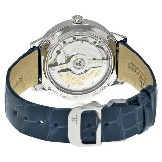 Watches JMS always Original Jaeger LeCoultre RendezVous Silver Dial Diamond Bezel Blue Leather Ladies Watch Q3448420 Watches JMS always Original Jaeger LeCoultre RendezVous Silver Dial Diamond Bezel Blue Leather Ladies Watch Q3448420
