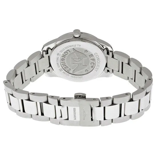 Watches JMS always Original Longines Conquest Black Dial Diamond Ladies Watch L34010576