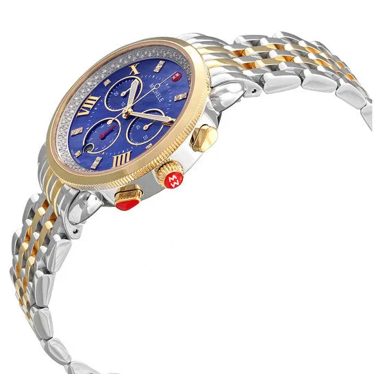Watches JMS always Original Michele Sport Sail Chronograph Quartz Diamond Blue Dial Unisex Watch MWW01C000144 Watches JMS always Original Michele Sport Sail Chronograph Quartz Diamond Blue Dial Unisex Watch MWW01C000144