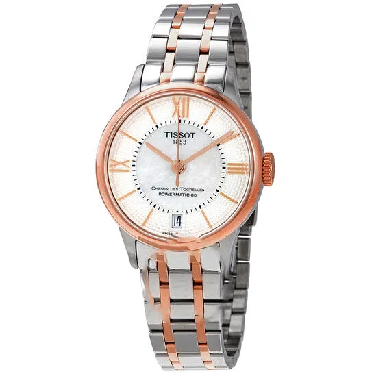 Watches JMS always Original Tissot Chemin des Tourelles Automatic Mother of Pearl Dial Ladies Watch T0992072211802 Watches JMS always Original Tissot Chemin des Tourelles Automatic Mother of Pearl Dial Ladies Watch T0992072211802