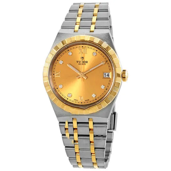 Watches JMS always Original Tudor Royal Automatic Diamond Champagne Dial Watch M284030006 Watches JMS always Original Tudor Royal Automatic Diamond Champagne Dial Watch M284030006