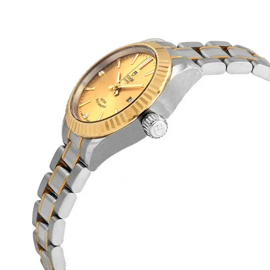 Watches JMS always Original Tudor Style Automatic Diamond Champagne Dial Ladies Watch M121130007