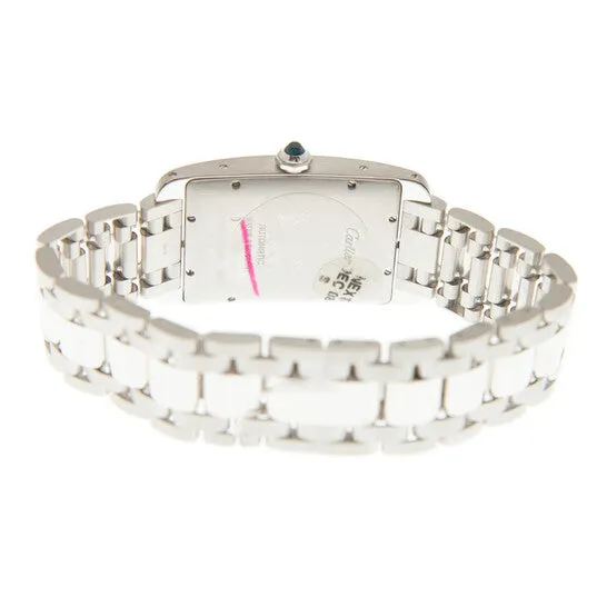 Watches Original Cartier Tank Americaine 18kt White Gold Ladies Watch W26019L1 JMS always Watches Original Cartier Tank Americaine 18kt White Gold Ladies Watch W26019L1 JMS always