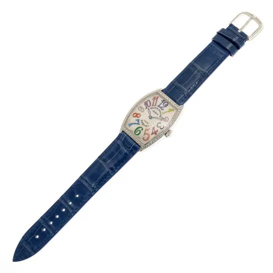 Watches Original Franck Muller Cintree Curvex Quartz Diamond White Dial Ladies Watch 2852QZCOLDRMD1RACBLSTRAP JMS always Watches Original Franck Muller Cintree Curvex Quartz Diamond White Dial Ladies Watch 2852QZCOLDRMD1RACBLSTRAP JMS always