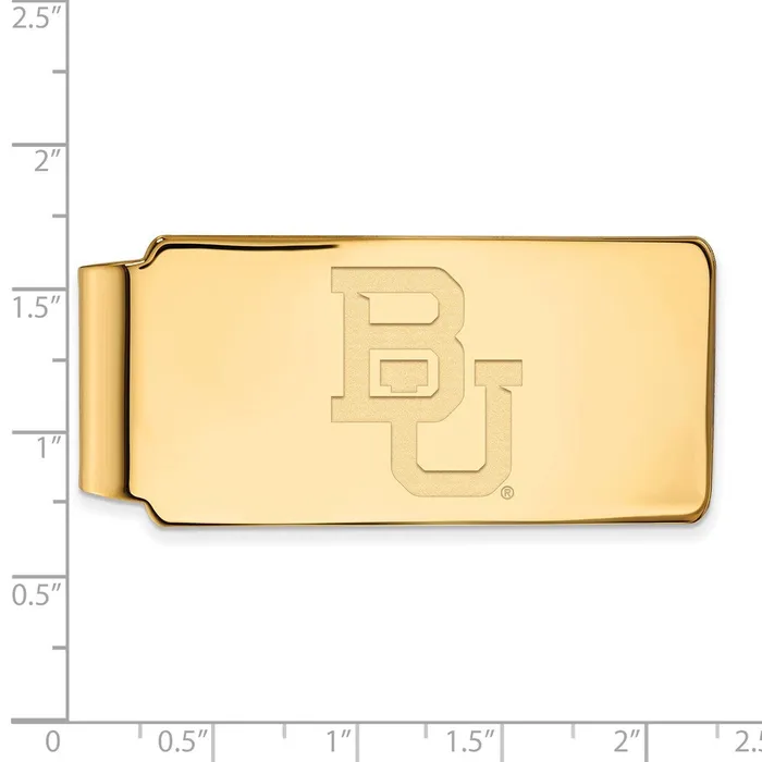 10K Yellow Gold Baylor University Money Clip TreasureFineJewelers PreStyled Sets