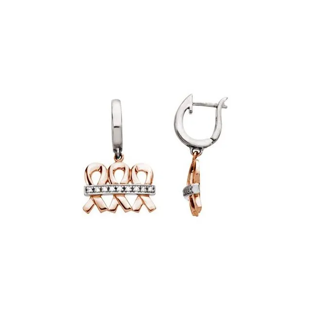 14K Rose GoldWhite Gold 255x1575 mm 09 CTW Natural Diamond Earrings TreasureFineJewelers Earrings