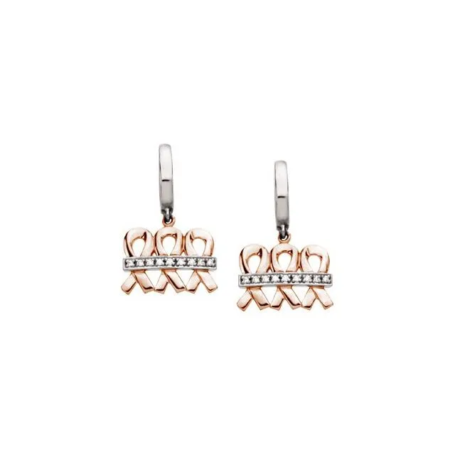 14K Rose GoldWhite Gold 255x1575 mm 09 CTW Natural Diamond Earrings TreasureFineJewelers Earrings