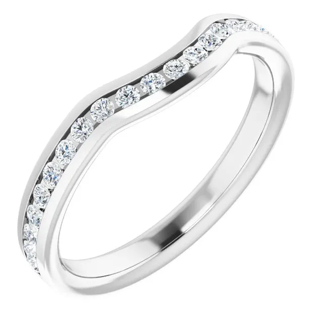 14K White 13 CTW Natural Diamond Contour Band TreasureFineJeweler Rings 14K White 13 CTW Natural Diamond Contour Band TreasureFineJeweler Rings