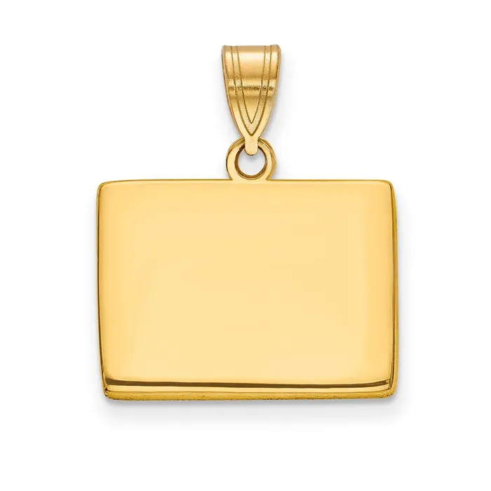14k Yellow Gold Wyoming State Pendant TreasureFineJewelers PreStyled Sets 14k Yellow Gold Wyoming State Pendant TreasureFineJewelers PreStyled Sets