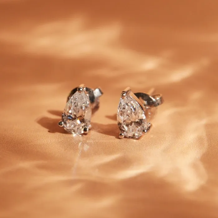 Aletheia Crystal Sterling Silver Earrings Ema Jewels Earrings