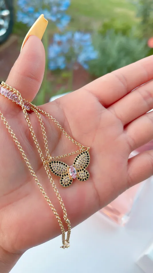 Buttercup Butterfly Necklace MP Jewelry Necklaces