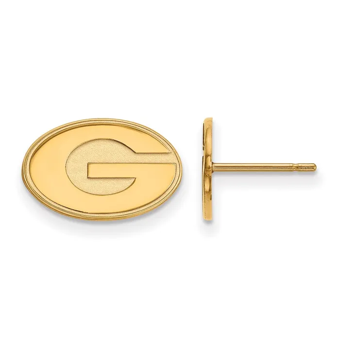 Earrings TreasureFineJewelers 14k Gold University of Georgia XS Post Earrings