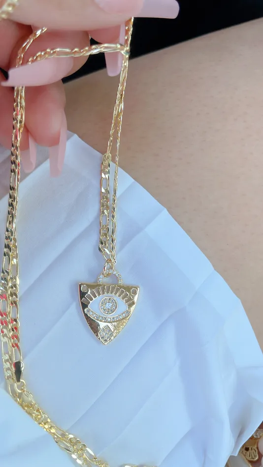 MP Jewelry Necklaces Evil Eye Shield Necklace