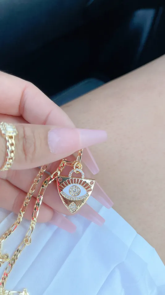 MP Jewelry Necklaces Evil Eye Shield Necklace