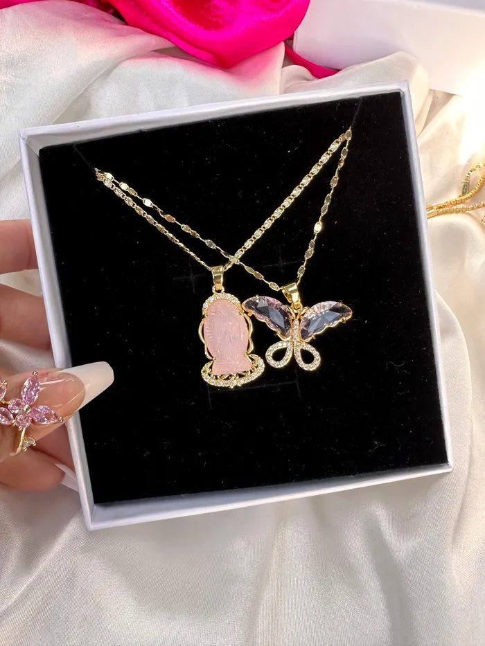 MP Jewelry Necklaces Fresita Virgin Mary Necklace Set