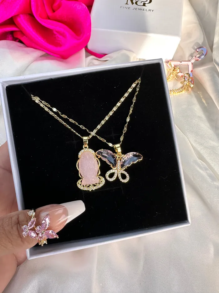 MP Jewelry Necklaces Fresita Virgin Mary Necklace Set
