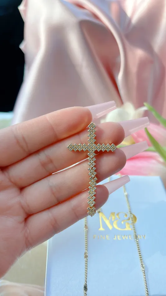 MP Jewelry Necklaces Gold Cross Necklace