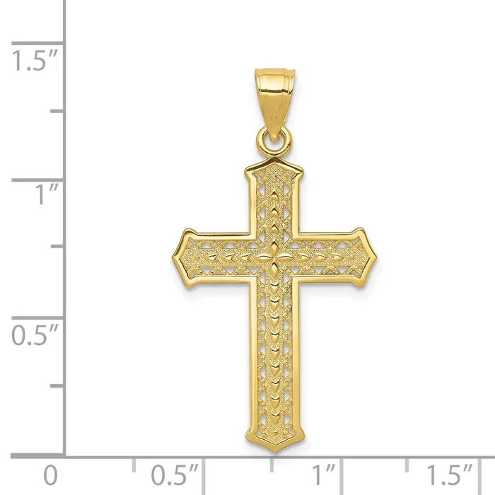 Necklaces 10k Cross Pendant TreasureFineJewelers